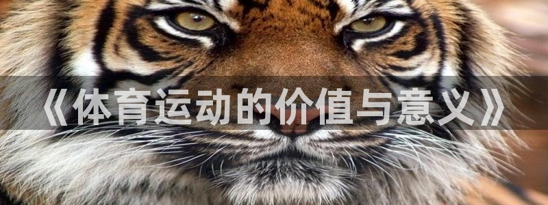 德国欧亿体育官方正版app集团：《体育运动的价值与意